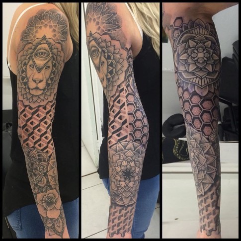 Mandala Sleeve Tattoo | Best Tattoo Ideas Gallery