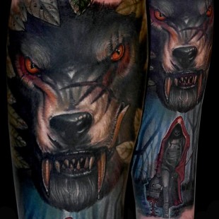 Red Riding Hood Tattoo Sleeve | Best Tattoo Ideas Gallery