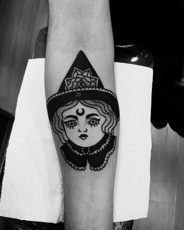 32 Marvelous Witch Tattoos for Halloween | Best Tattoo Ideas Gallery