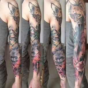 Animal Sleeve Tattoo | Best Tattoo Ideas Gallery