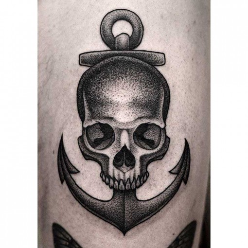 Anchor Skull Tattoo Best Tattoo Ideas Gallery