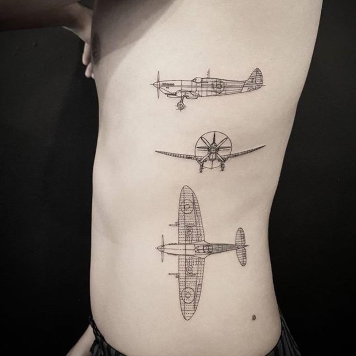 The Most Amazing 100 Plane Tattoo Pictures Best Tattoo Ideas Gallery