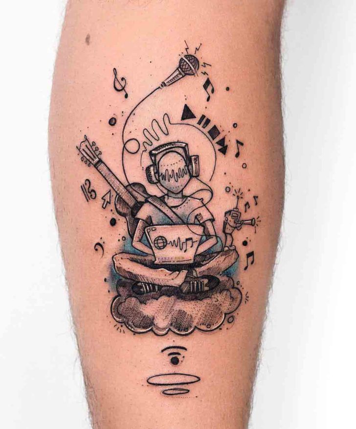 Music Lover Tattoo Best Tattoo Ideas Gallery