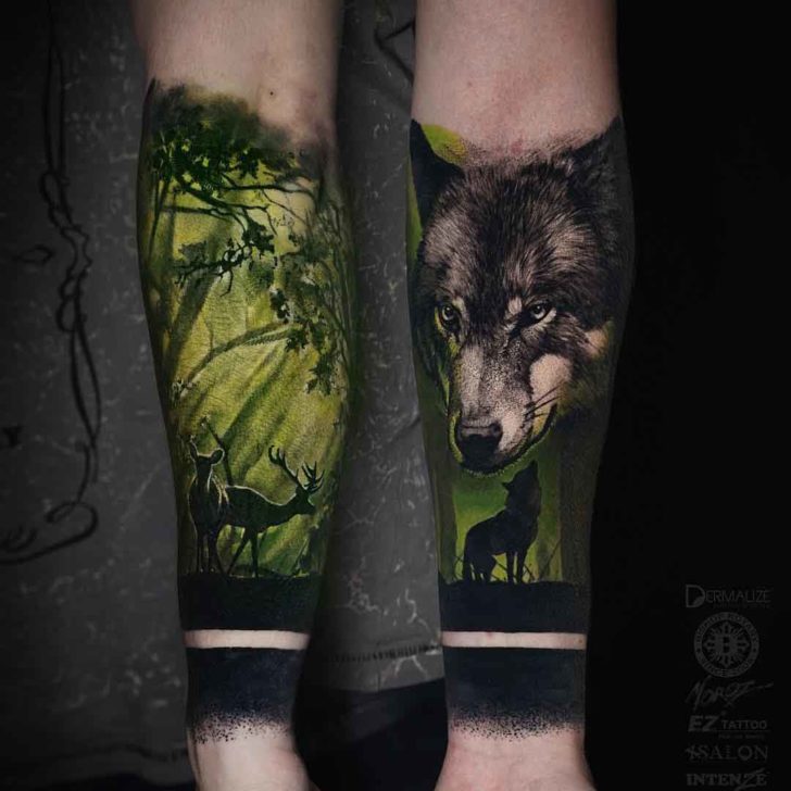 Forest Forearm Tattoo Sleeves | Best Tattoo Ideas Gallery