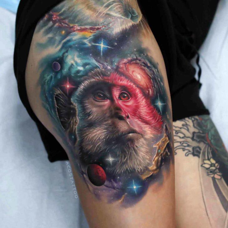 Space Monkey Tattoo | Best Tattoo Ideas Gallery