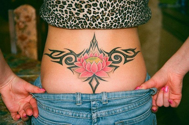 Japanese Lotus tattoo women at theYoucom