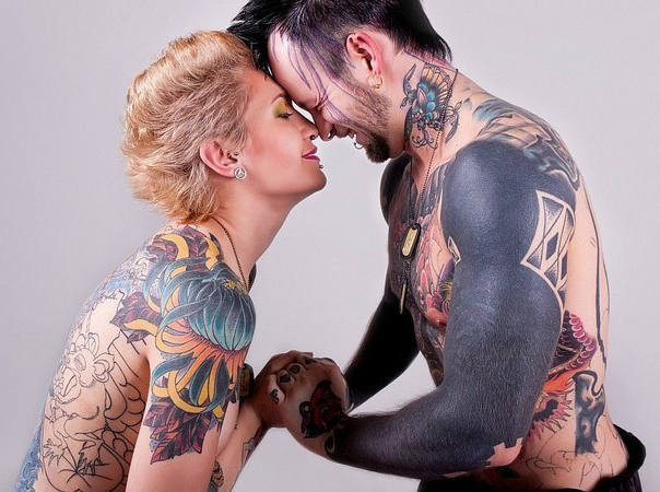 Great All Styles All Body couple tattoos