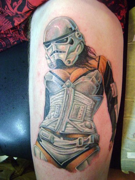 Hot Empire Trooper Star Wars tattoo