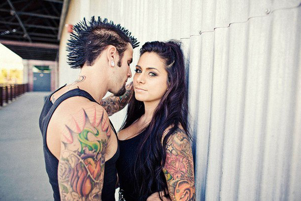 Punk's not Dead couple tattoos