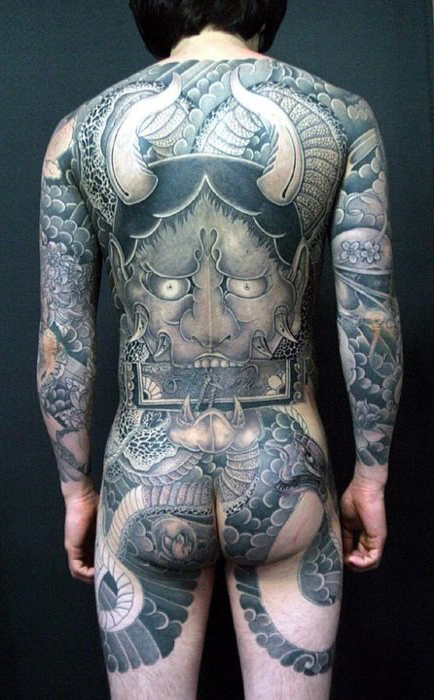 Pure Demon japanese yakuza tattoo idea