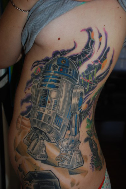 R2D2 Illustration Star Wars tattoo