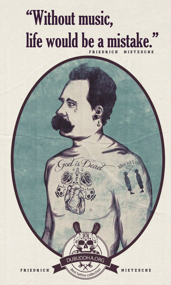 Nietzsche tattoo