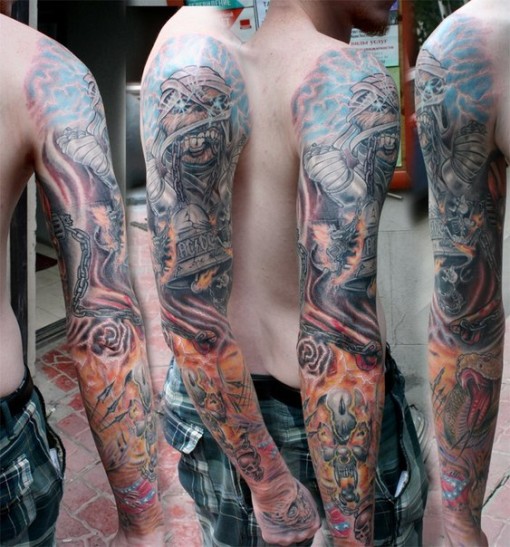 Acdc Mummy Tattoo Sleeve - Best Tattoo Ideas Gallery