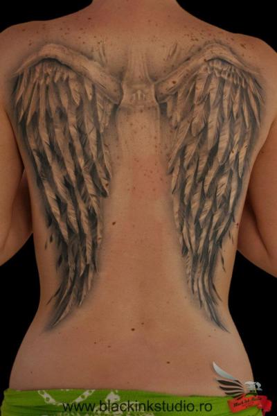 Angel Wing Tattoos by bekir resit kuccuk
