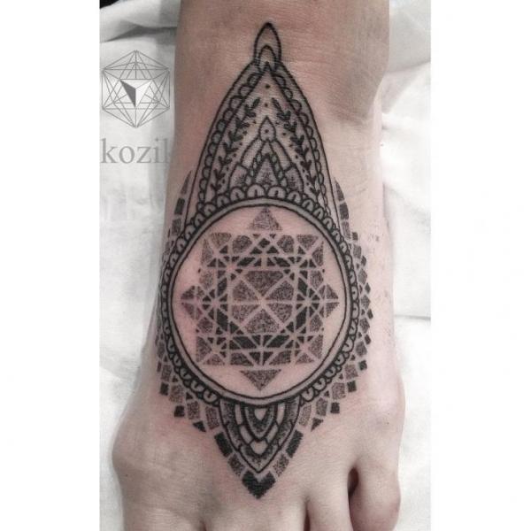 Ethnic Dotwork tattoo by Hidden Moon Tattoo
