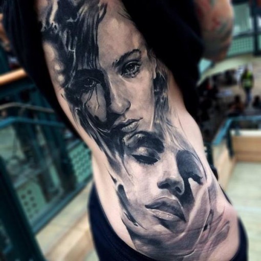 Girl Expressions Realistic tattoo by Jak Connolly - Best Tattoo Ideas ...