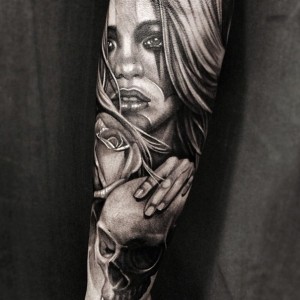 Grimmy Girl Chicano tattoo - Best Tattoo Ideas Gallery