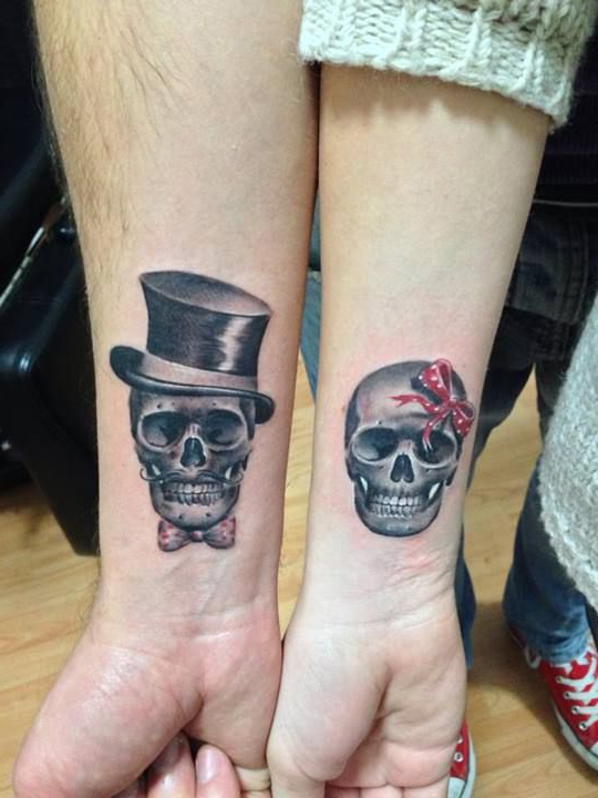 Mister And Missis Skeleton Couple Tattoo Best Tattoo Ideas Gallery