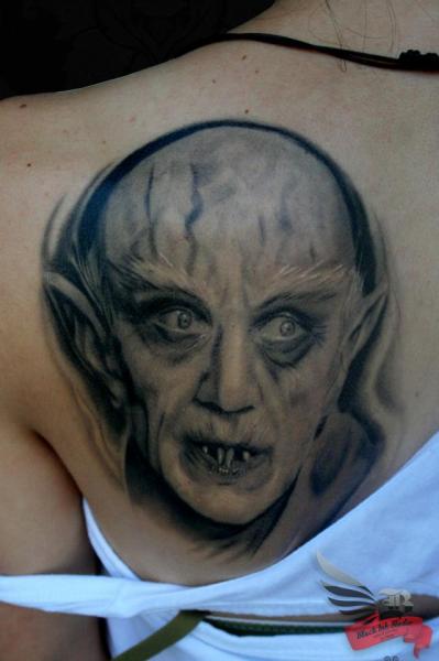 Old Vampire Graphic tattoo by Black Ink Studio
