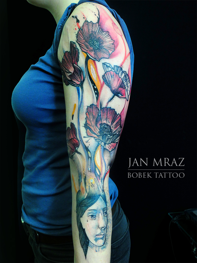 Tattoo uploaded by Qadeer Muhammad • Poppy flower • Tattoodo