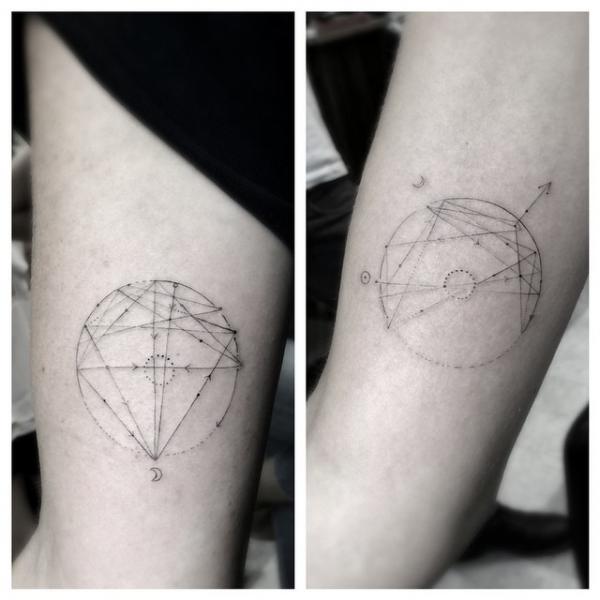 Vector Circle Arrows tattoo by Dr Woo