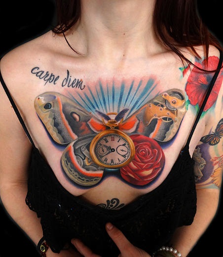 Clock Tattoo Designs | TattooMenu