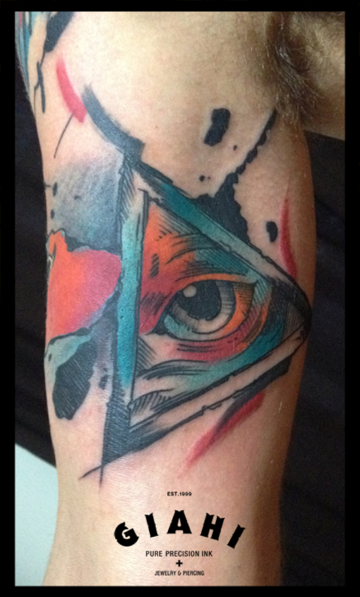 Eye of Providence tattoo by Live Two