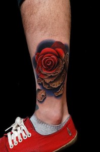 Fading Dying Rose tattoo by Andres Acosta - Best Tattoo Ideas Gallery