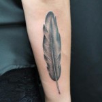 Single Feather tattoo | Best Tattoo Ideas Gallery