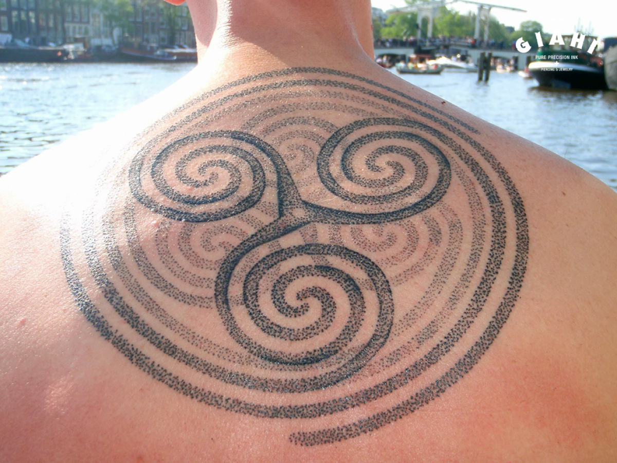 Golden Spiral Temporary Tattoo - Set of 3 – Tatteco