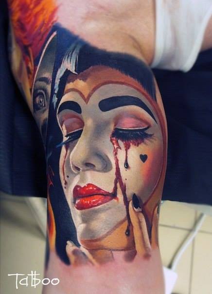 Valentina Riabova tattoo
