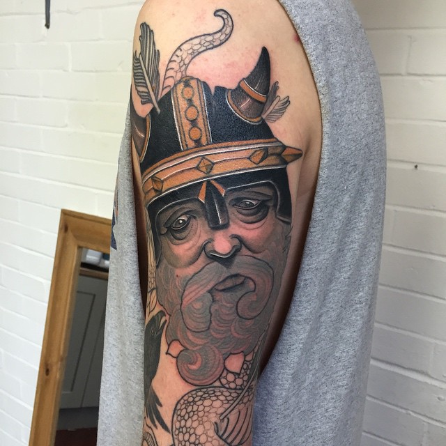 Beard Viking tattoo