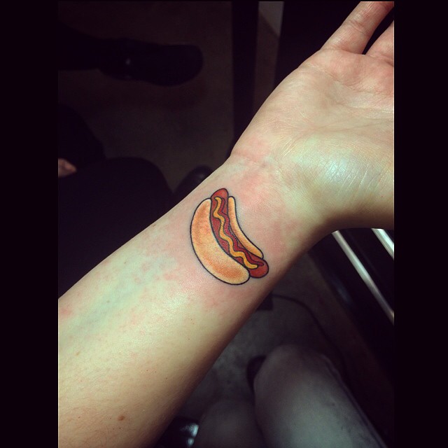 Hot-Dog Small tattoo design