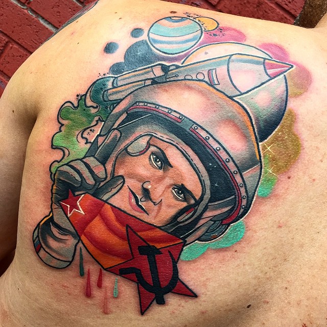 Russian Space tattoo