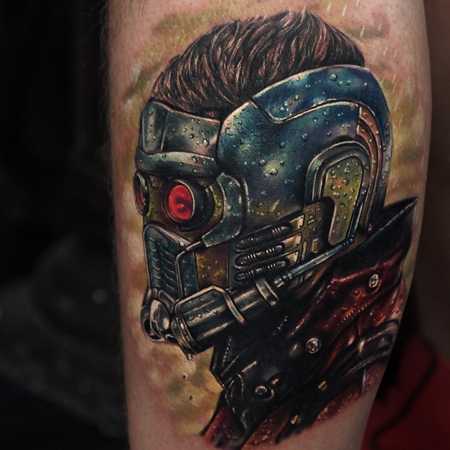 Star-Lord Guardians of Galaxy tattoo by Rich Pineda