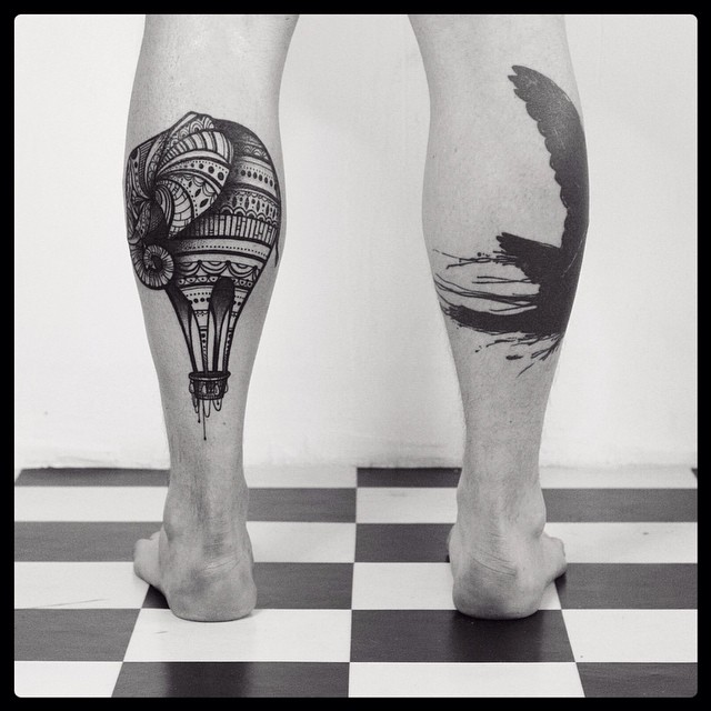 Air Leg Tattoos