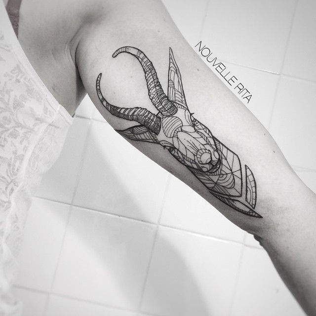Antelope Arm tattoo