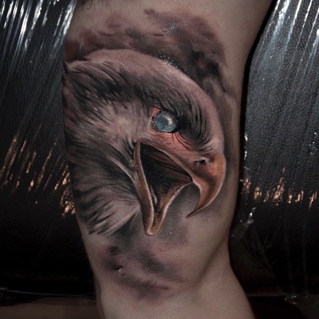 Awesome Arm Eagle Realistic tattoo