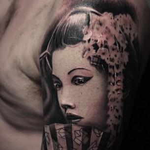 Beautiful Geisha Tattoo - Best Tattoo Ideas Gallery