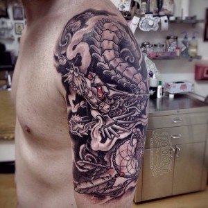 Shoulder Metal Dragon tattoo - Best Tattoo Ideas Gallery