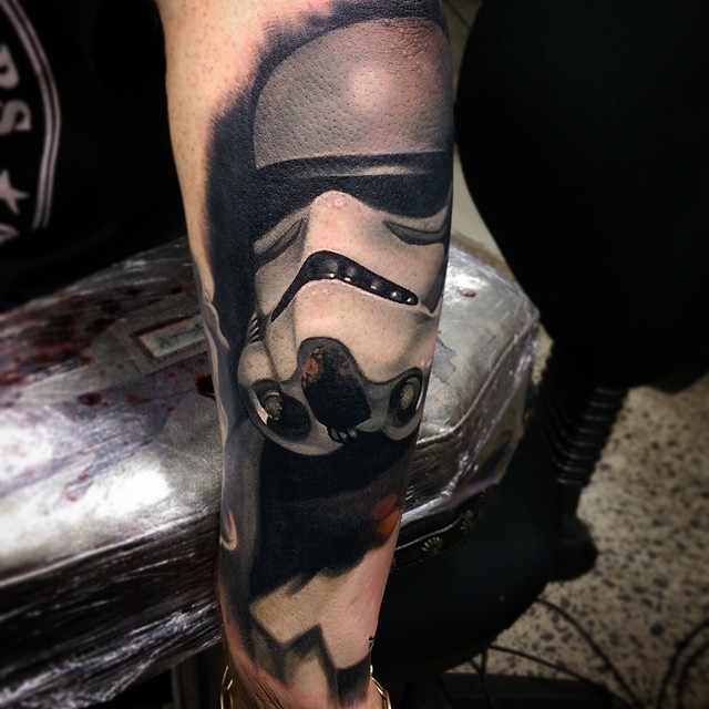 Star Wars Trooper tattoo on Arm