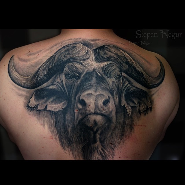 Wonderfull Angry Bull tattoo