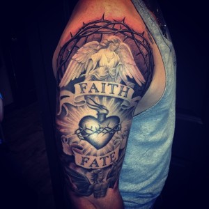 Faith Fate Religious Tattoo - Best Tattoo Ideas Gallery