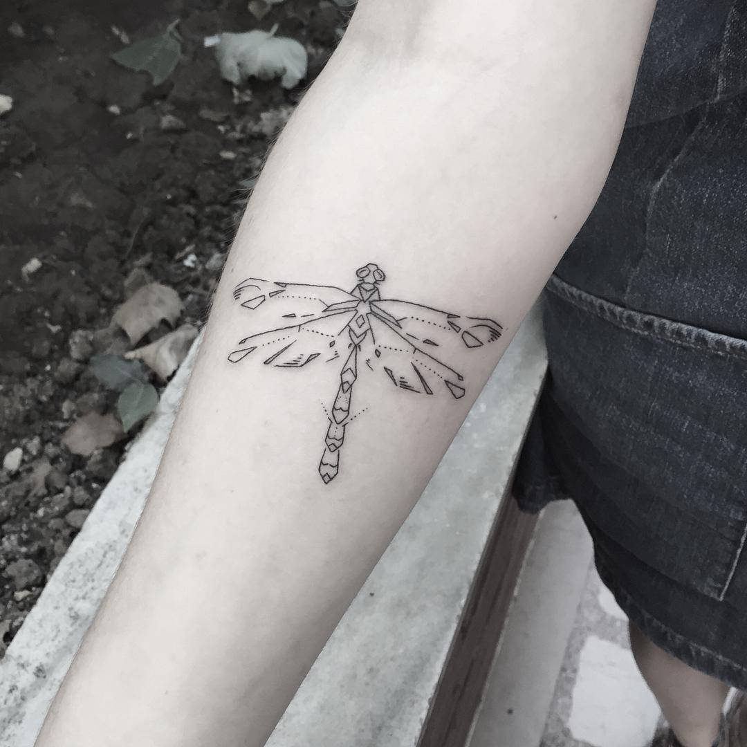 Awesome Dragonfly Tattoo