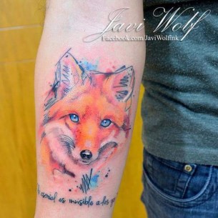 Blue Eyes Watercolor Tattoo | Best Tattoo Ideas Gallery