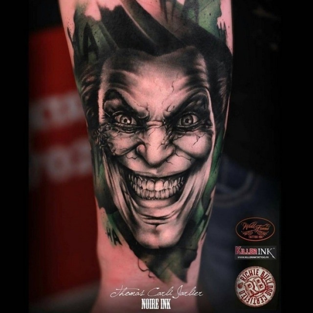 Joker Tattoo on Arm