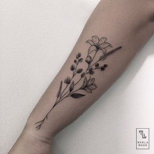 Beautiful Flower Tattoo - Best Tattoo Ideas Gallery