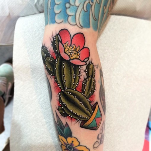 Cactus Flower Tattoo - Best Tattoo Ideas Gallery