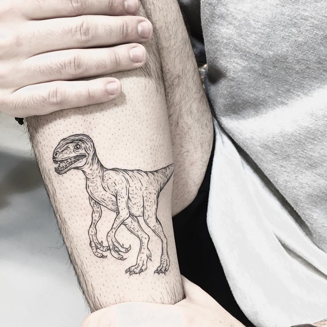 Dinosaur Tattoo on Arm