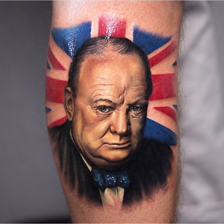 Winston Curchill Tattoo